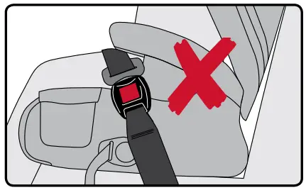 britax Skyline 2 Stage BeltPositioning Booster Car Seat - vehicle buckle