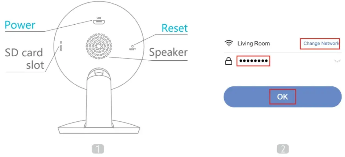 LaView F1 Indoor Security Camera - power 2