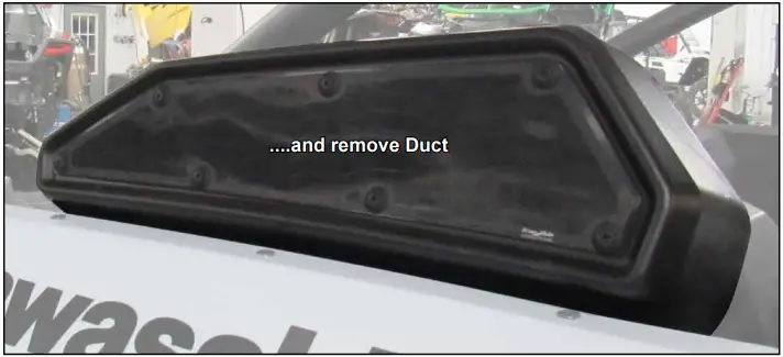 SUPERATV Kawasaki Teryx KRX 1000 Rear Windshield B04