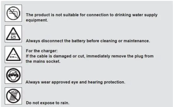 FIG 9 General safety instructions