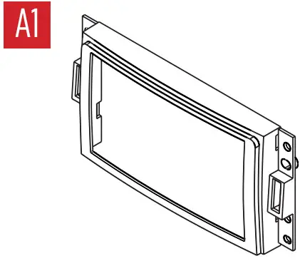 MeTra INST 3304 Dash Kit - KIT COMPONENTS 1