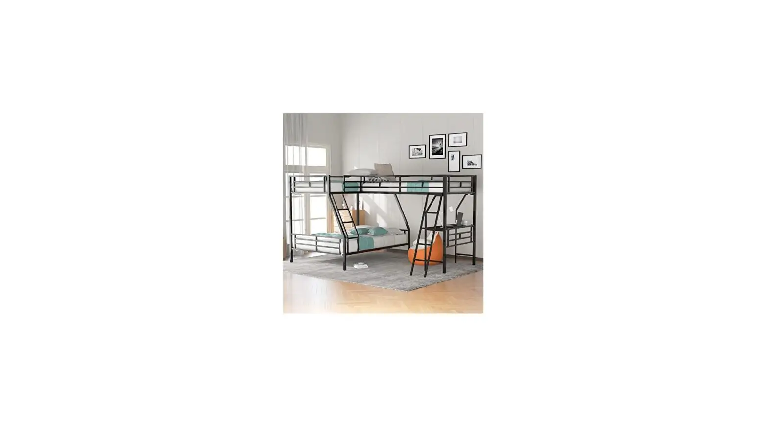 Softsea Wf293358 L-shaped Corner Bunk Bed With Shelf Instruction Manual Softsea Wf293358 L-shaped Corner Bunk Bed With Shelf Instruction Manual