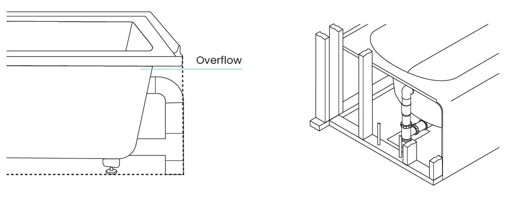 Swiss Madison Corner Alcove Bathtub with Apron 6