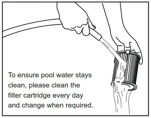 Bestway 58647E Flowclear 1500 gallon Transparent Filter Pump - PUMP STORAGE 1