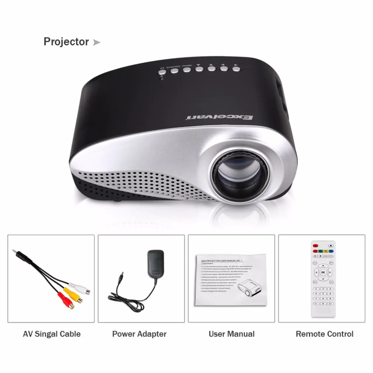 Excelvan-RD-802 -Portable-Pocket-Mini-Projector-fig-1