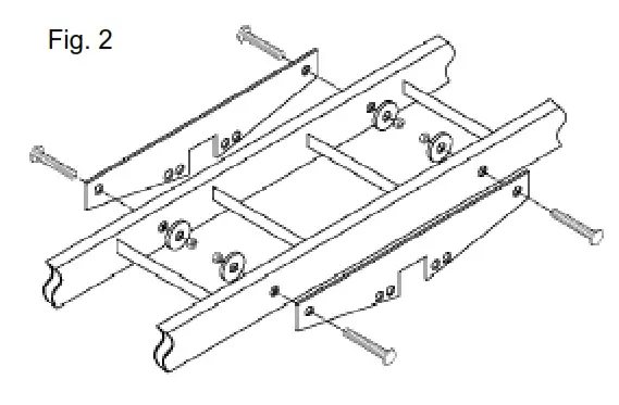 BLACKWIDOW AMC 400L Aluminum Folding Motorcycle Carrier - Fig 2