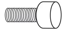 Plastic Head Bolt x 4