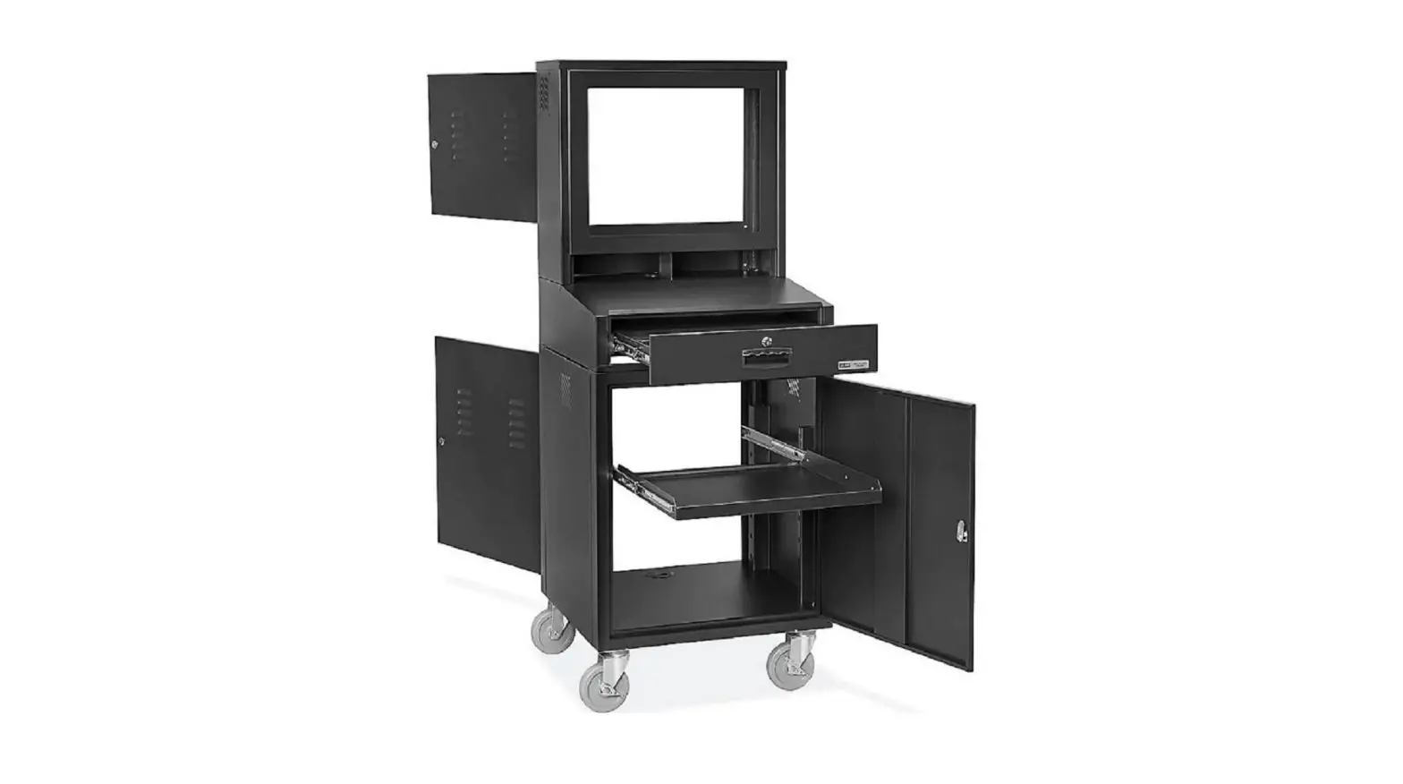 Uline Mobile Computer Cabinet Instructions