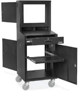 ULINE Mobile Computer Cabinet