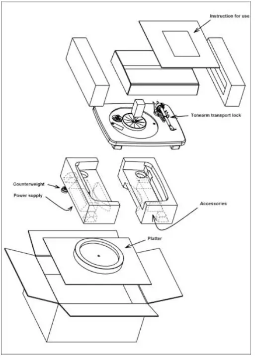 music hall ikura White Belt Traction Turntable 07