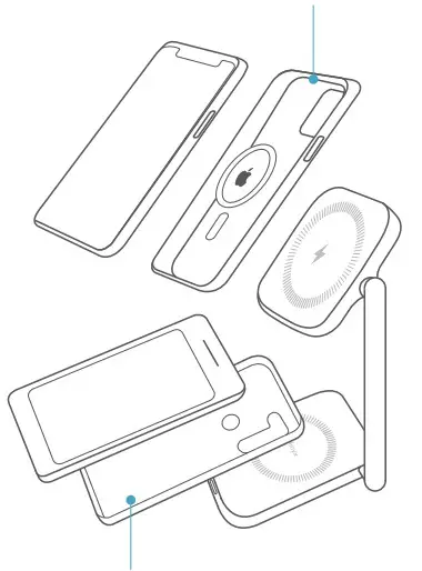 Hinyx MagFlex MS10 2 In 1 Magnetic and Foldable Charging Stand - Figure 5