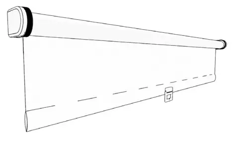 shadeomatic Roller Basics Cordless Operated Shades-