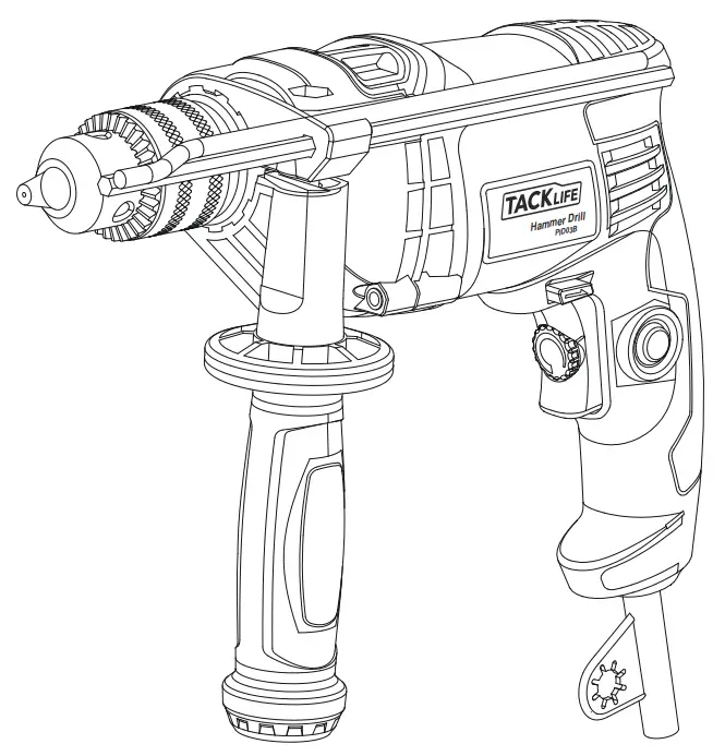 TACKLIFE PID03B Hammer Drill
