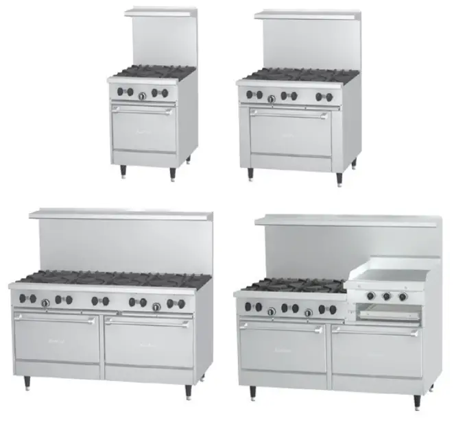 Garland X60 6G24RR Natural Gas 6 Burner Gas Range-