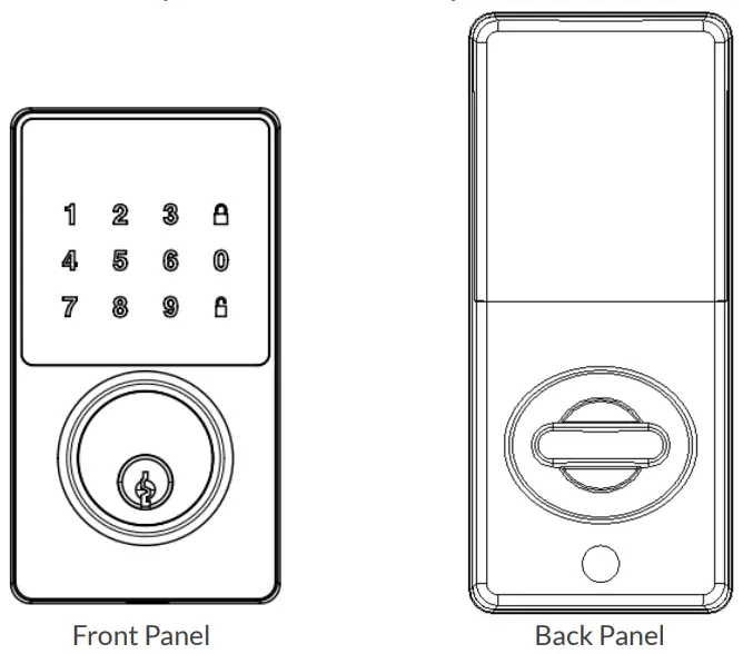 ShopperPlus Cab-PC-08367 Smart Door Lock-fig2