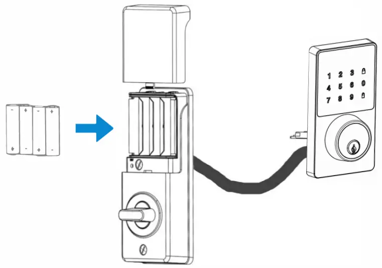 ShopperPlus Cab-PC-08367 Smart Door Lock-fig4