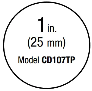 inFiniTiPRO CD107TP Nano Tourmaline Ceramic Curling Iron - ICON