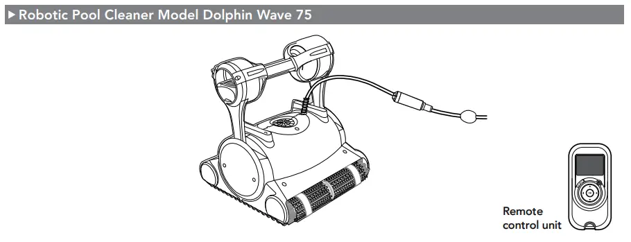 maytronics Dolphin WAVE 30 Commercial Pool Cleaner Robot - fig 1