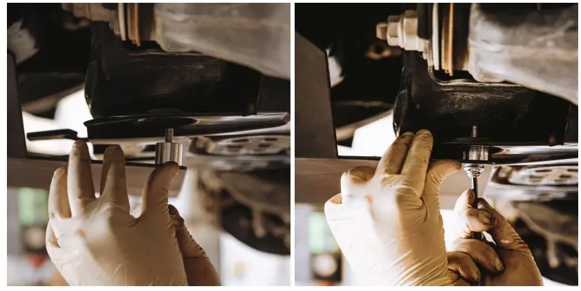 RSG 2010plus 4Runner Cat Skid Guard - tighten down