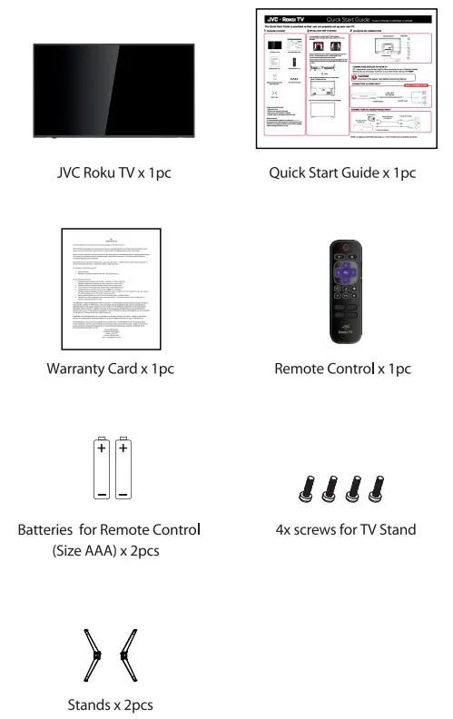 JVC LT-32MAW125 Smart LED TV - Figure 1