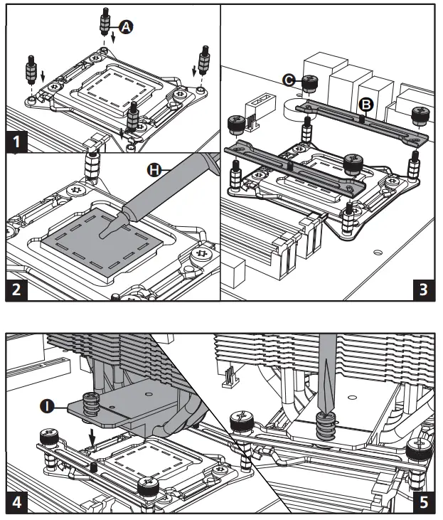 akasa SOHO H4 Plus Addressable RGB LED CPU Cooler - Fig 2