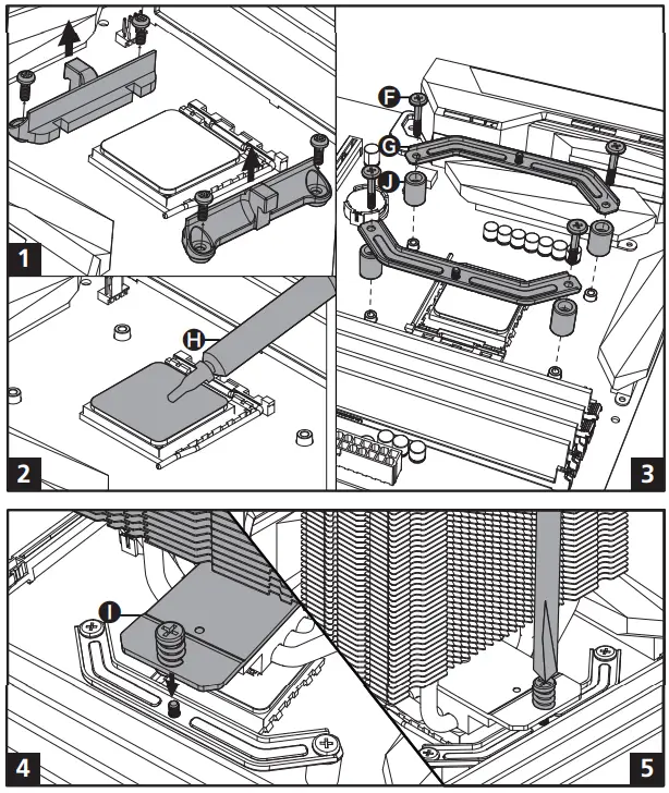 akasa SOHO H4 Plus Addressable RGB LED CPU Cooler - Fig 4