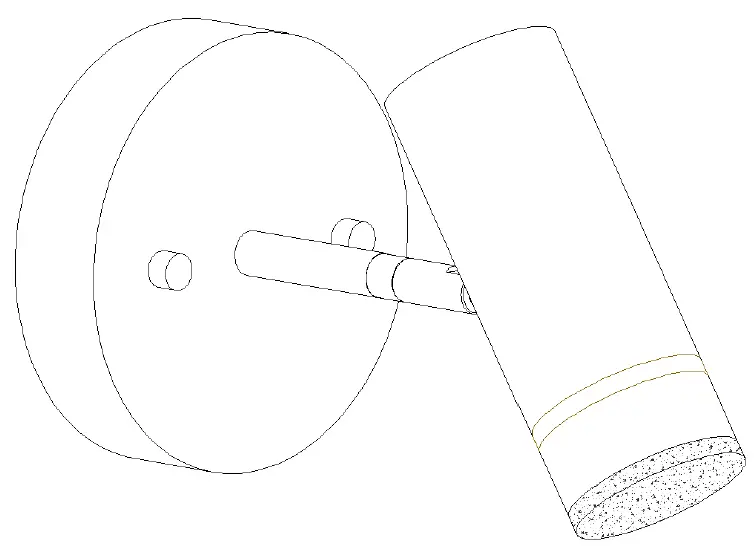 ZEVNI A04423 Davet 6 Inch LED Wall Sconce