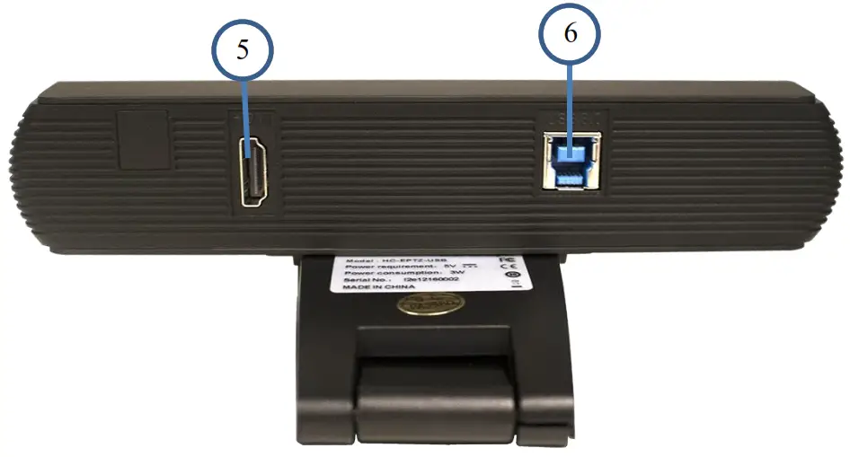 HuddleCamHD USB 3.0 Eptz Camera - Ovear View