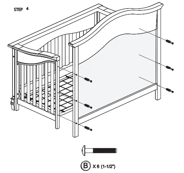 evolur 88261 Cheyenne Crib - Fig 7
