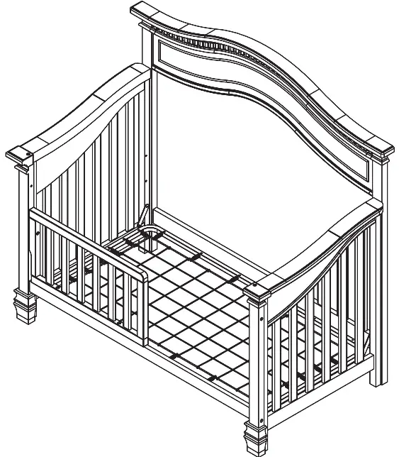 evolur 88261 Cheyenne Crib - Fig 9