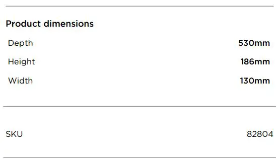 FISHER PAYKEL CD13DB1 Auxiliary Modular Ventilation, 13cm, Duct Out User Guide - SPECIFICATIONS
