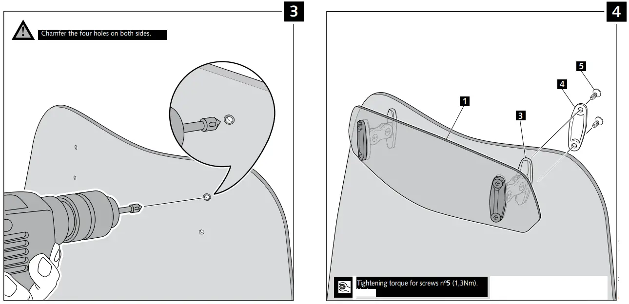 BMW F 900 XR Plexi Shield PUIG Touring Windshield - Fig 11