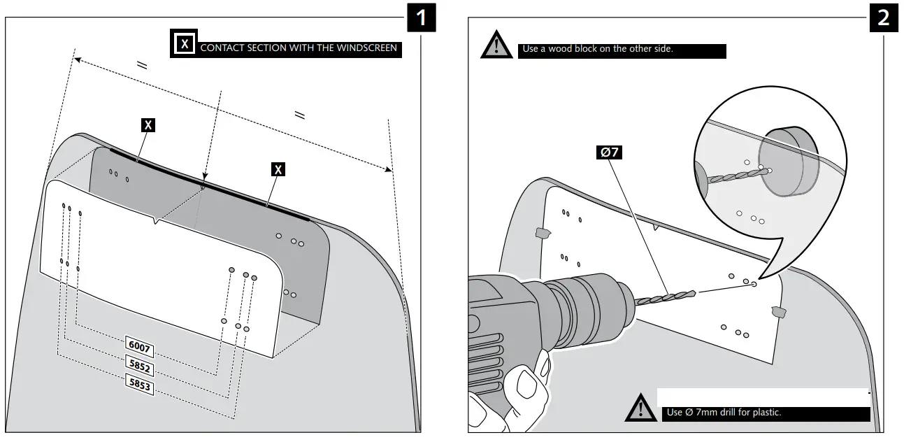 BMW F 900 XR Plexi Shield PUIG Touring Windshield - Fig 6