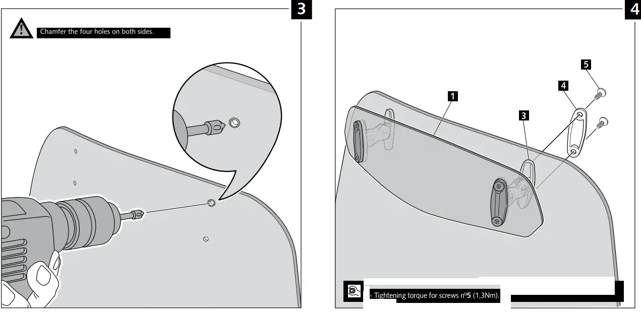 BMW F 900 XR Plexi Shield PUIG Touring Windshield - Fig 7