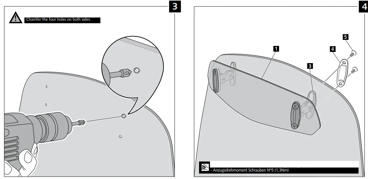 BMW F 900 XR Plexi Shield PUIG Touring Windshield - Fig 9