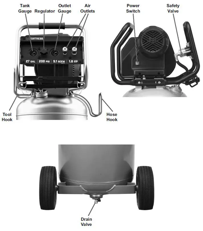 FORTRESS-56403-UPC-27-Gallon-200-PSI-High-Performance-Vertical-Shop-Auto-Air-Compressor-FIG-2