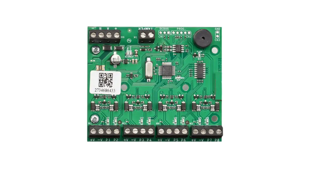 Elkron Ep3008 8-point Wired Expansion Board Instruction Manual Elkron Ep3008 8-point Wired Expansion Board Instruction Manual
