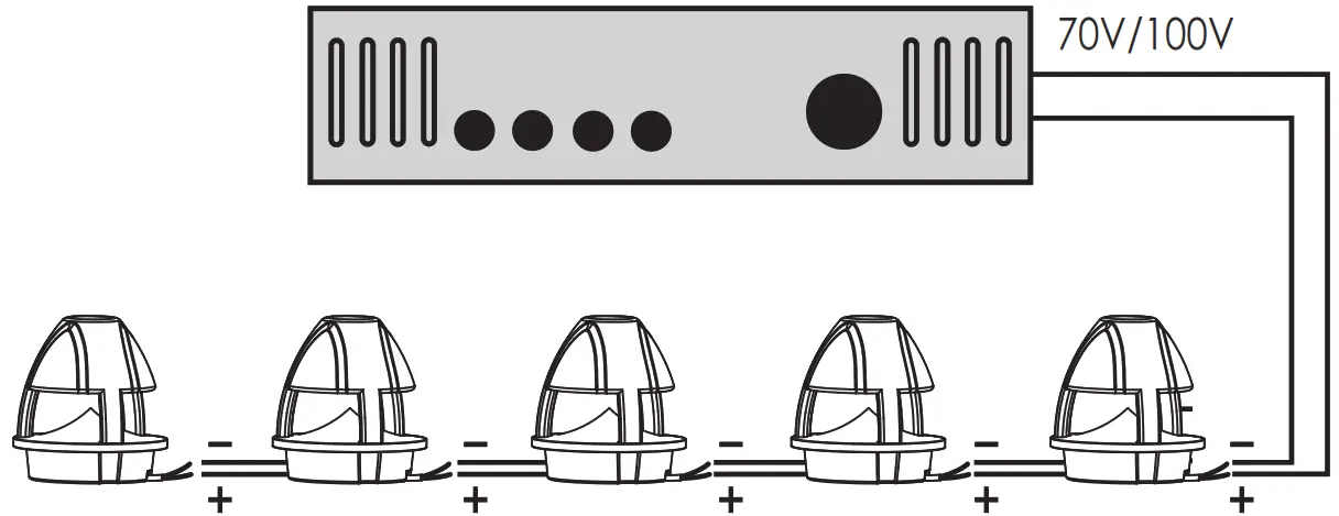 AUDIBAX Oasis 6T Outdoor Passive Speaker - 1