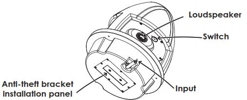 AUDIBAX Oasis 6T Outdoor Passive Speaker - 5