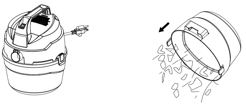 STANLEY SL19125P 1 Gal 3 8 Liter Wet Dry Vacuum - Pakeg 5