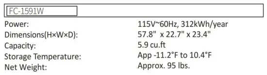 FIG 12 PRODUCT SPECIFICATIONS