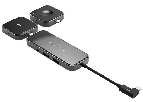 FeeLTEK-Jet-Glass-8-in-1-USB-C-Lego-Hub-product