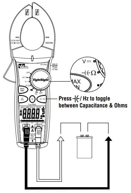 IDEAL 61-763 TightSight Clamp Meters - fig 10