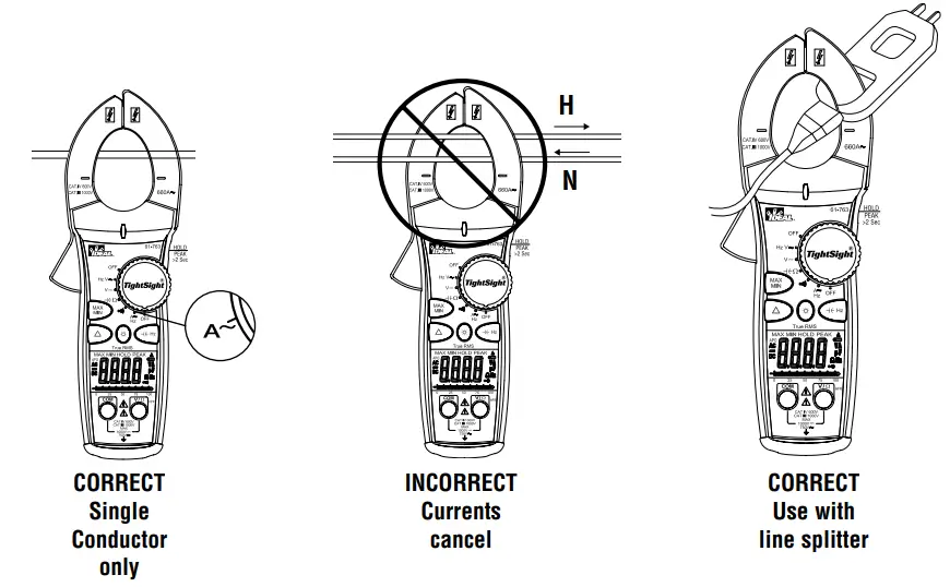 IDEAL 61-763 TightSight Clamp Meters - fig 6