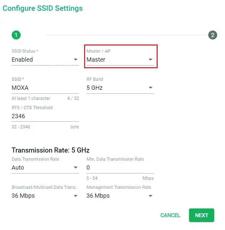 MOXA AWK 4252A Series Read Out Instrumentation - Configuring 10
