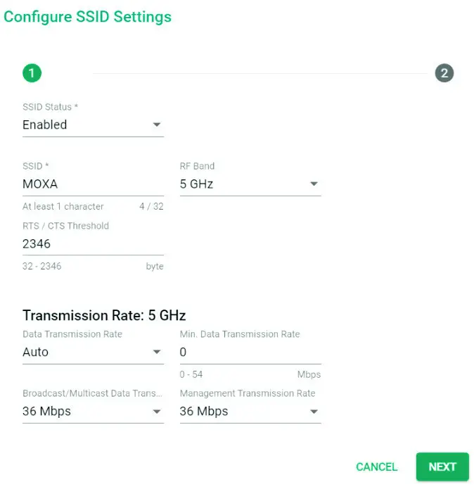 MOXA AWK 4252A Series Read Out Instrumentation - Configuring 4