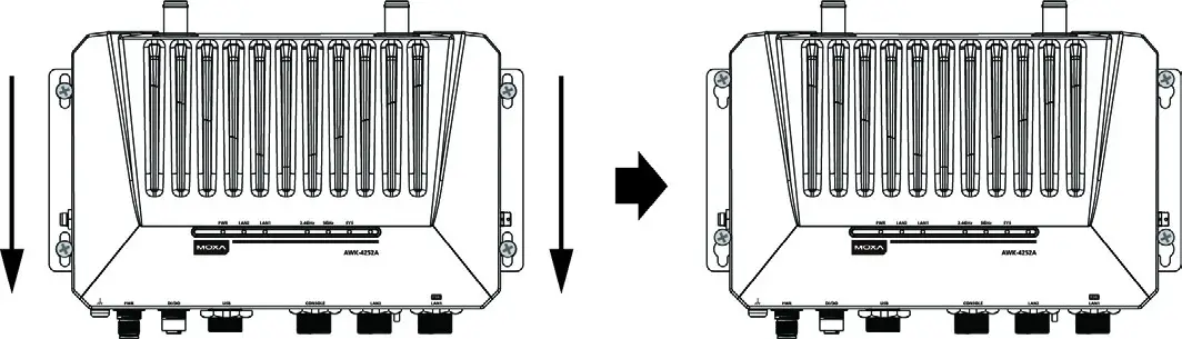 MOXA AWK 4252A Series Read Out Instrumentation - Wall Mounting 3