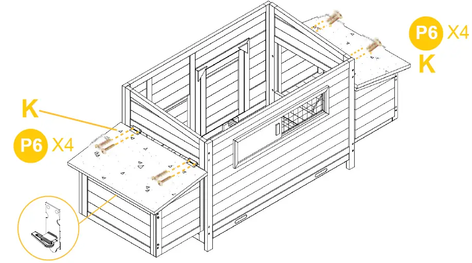 aivituvin-AIR45-Large-Hen-House-with-Run-for-4-6-Chickens-fig-17
