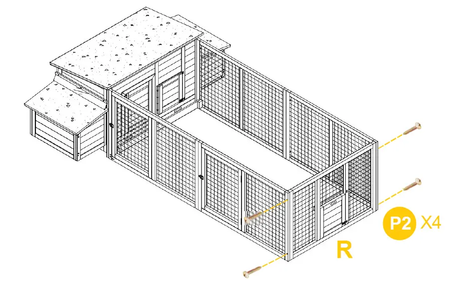 aivituvin-AIR45-Large-Hen-House-with-Run-for-4-6-Chickens-fig-24