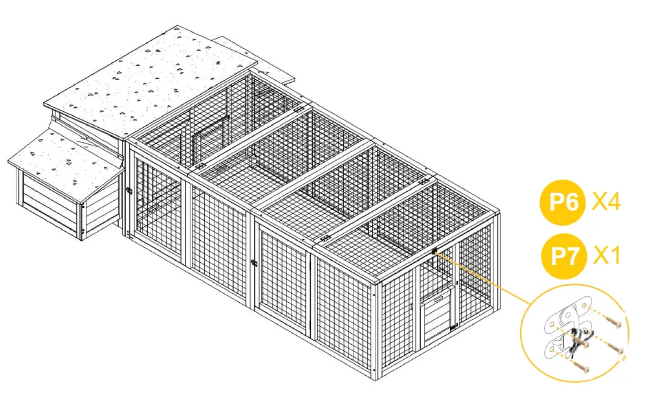 aivituvin-AIR45-Large-Hen-House-with-Run-for-4-6-Chickens-fig-26